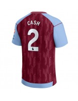 Aston Villa Matty Cash #2 Domácí Dres 2023-24 Krátký Rukáv